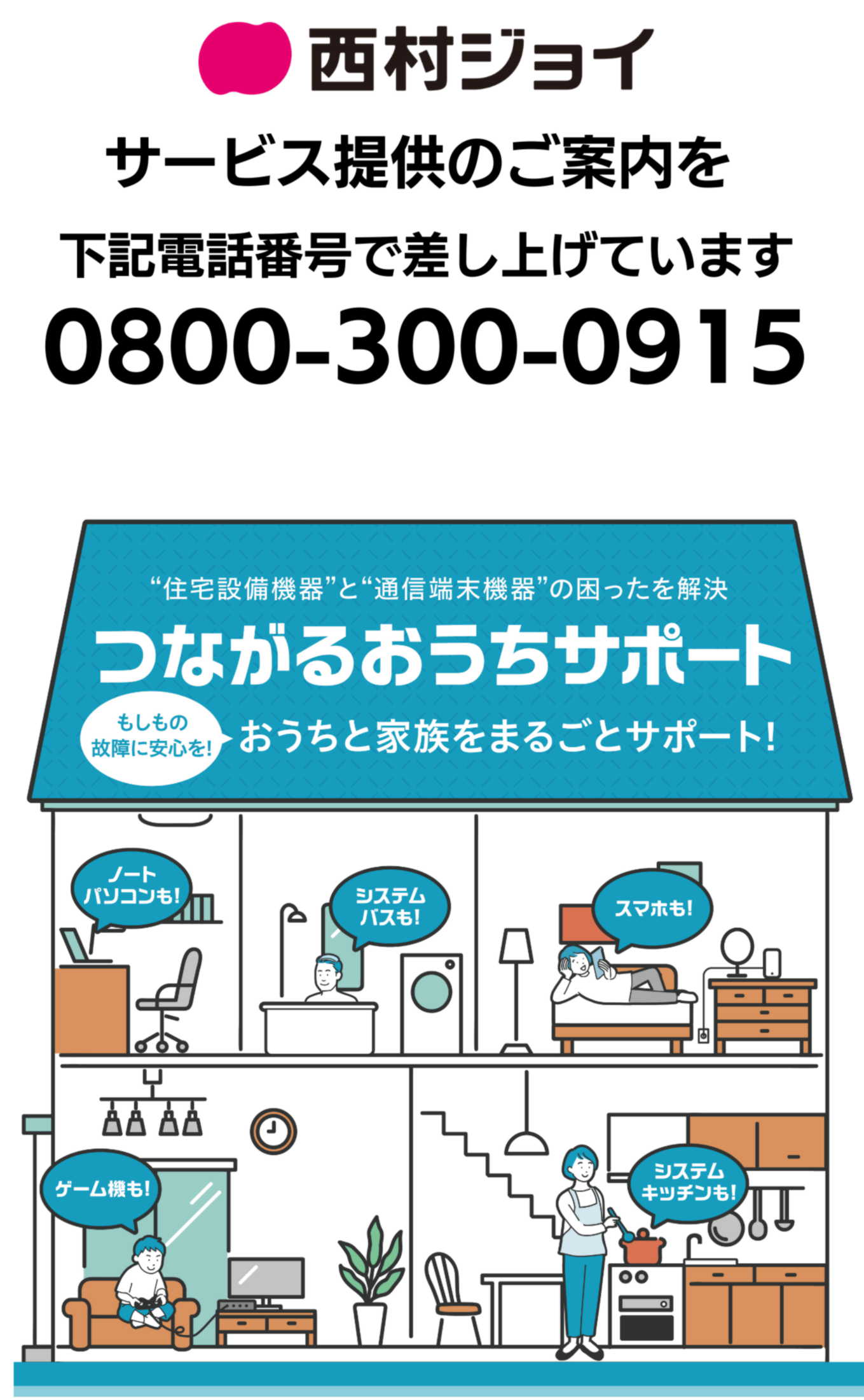 つながるおうちサポートのご説明